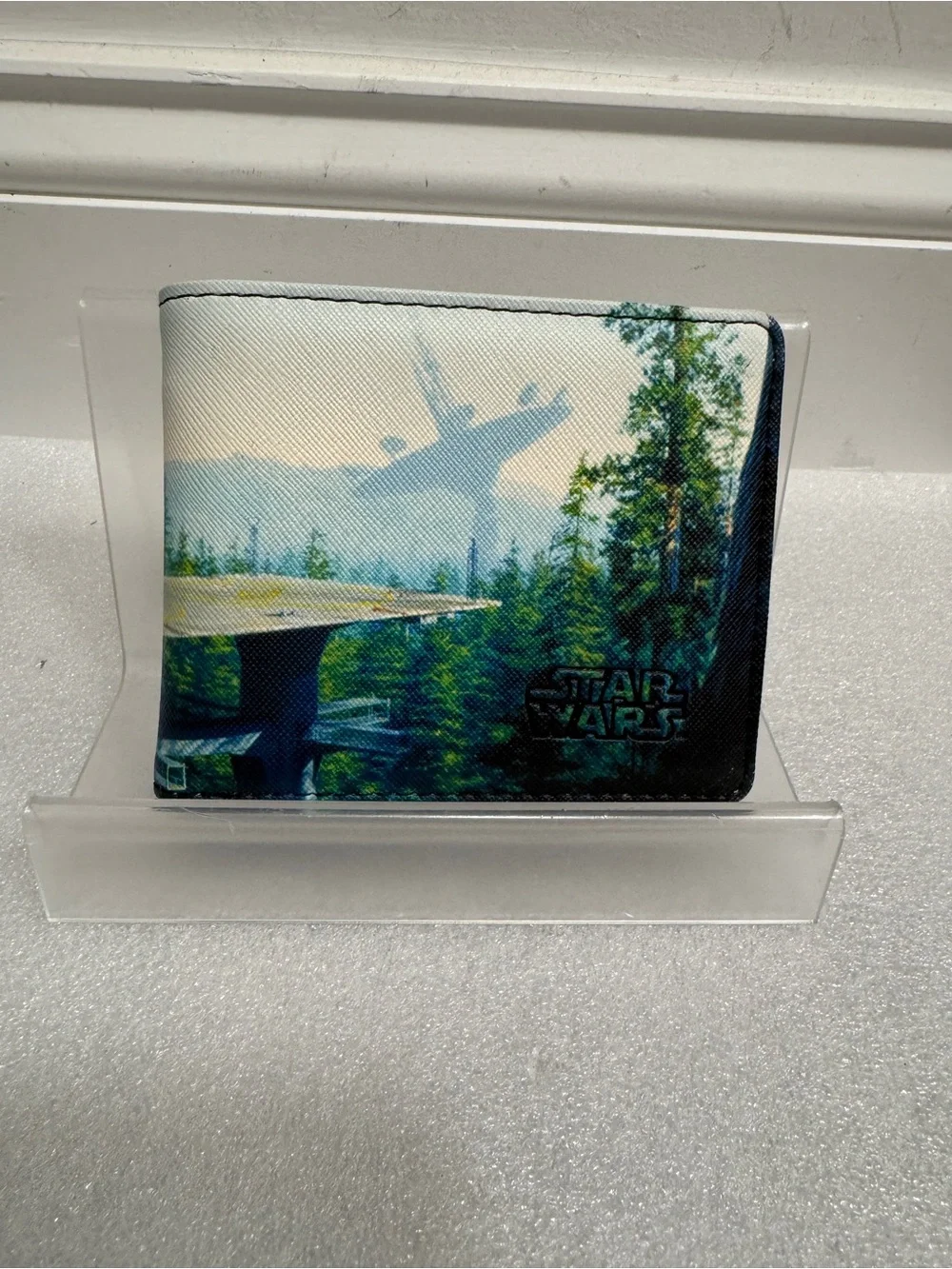 Loungefly Star Wars Endor forest starship graphic bifold wallet